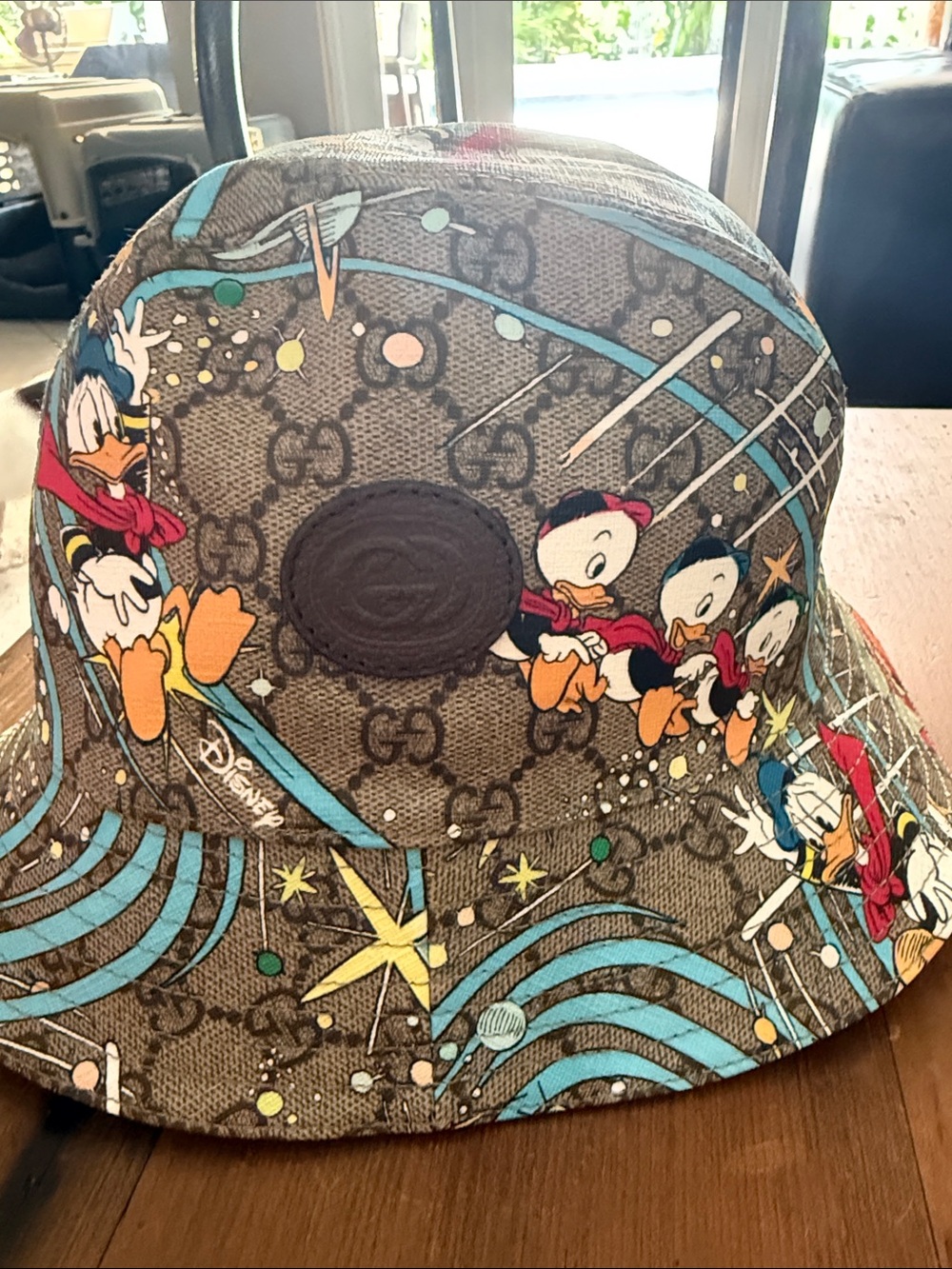 Gucci X Disney Donald Duck bucket bag